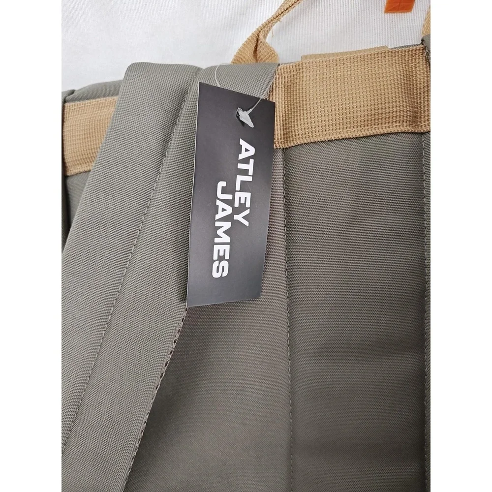 Atley James Dakota Backpack Tan Brown Cork New Minimalist Bag Satchel‎